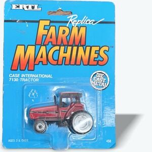 Vintage Ertl Farm Machines Case International 7130 Tractor Diecast 1:64‎